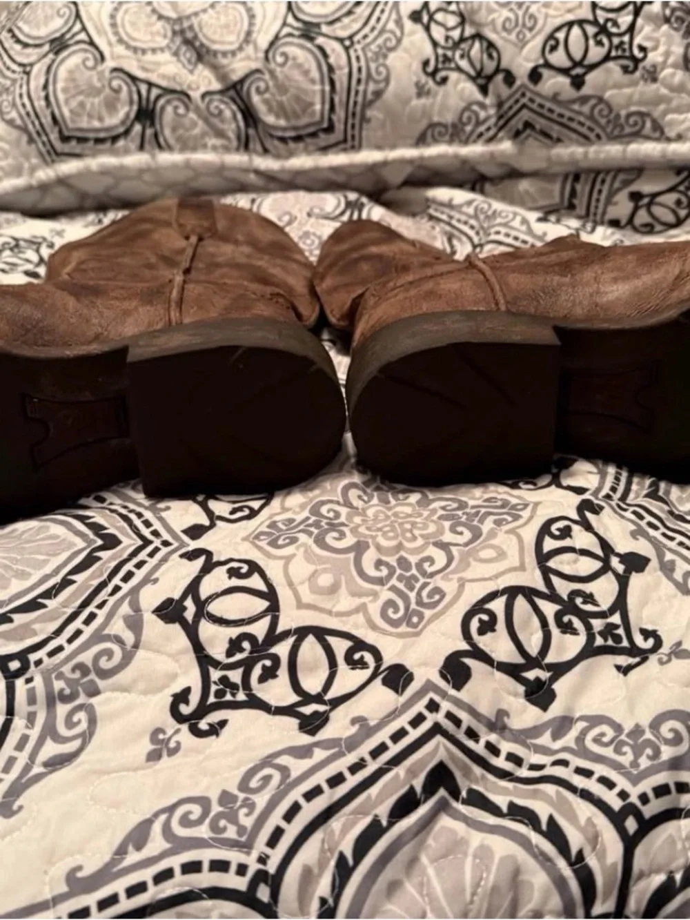 Ariat Distressed Brown Leather Western Boots